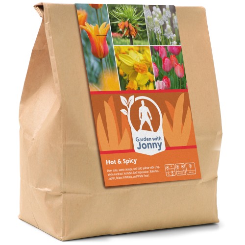 Garden with Jonny Hot & Spicy - 53 Bulbs - Autumn Planting Flower Bulbs