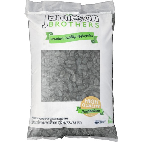 20mm Black Decorative Garden Gravel 25kg Bag – Gravel for Garden, Aggregates & Landscaping | Decorative Garden Stones, Garden Stones by Jamieson Brothers