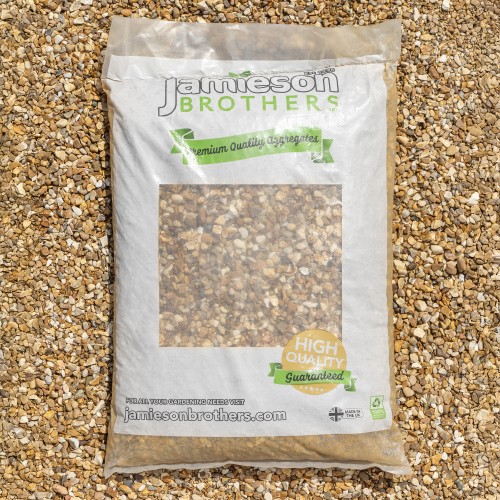 10mm Golden Decorative Garden Gravel Approx. 25kg - By Jamieson Brothers® 