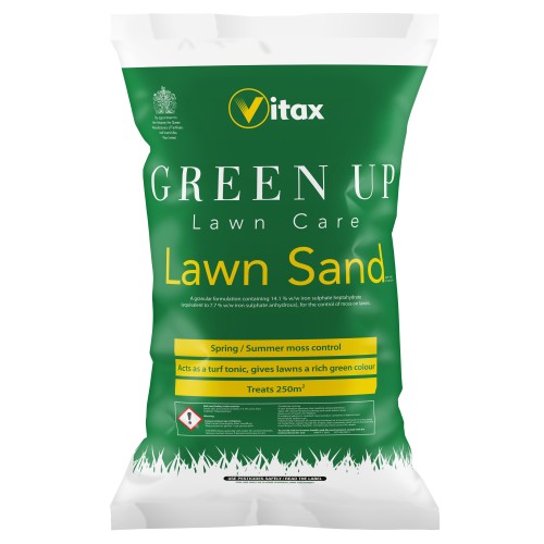 Vitax Lawn Sand Green Up 250sq.m Bag