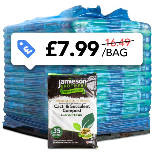 Cacti Planting Compost Mix  – Pallet of 80 x 35L Bags – Kerbside Delivery Only