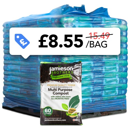 Multi Purpose Compost with John Innes  – Pallet of 70 x 60L Bags – Kerbside Delivery Only