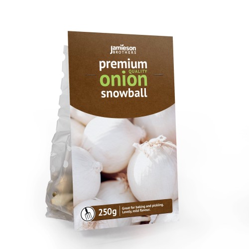 Snowball Winter Onion Sets (250gm) by Jamieson Brothers® - Bulb Size 14/21