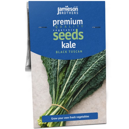 Kale Nero (Black Tuscan) – 1g Italian Cavolo Nero Seeds for Nutritious Leafy Greens