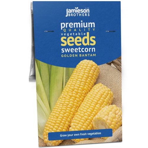 Sweetcorn Golden Bantam Vegetable Seeds (Approx. 18 seeds) by Jamieson Brothers