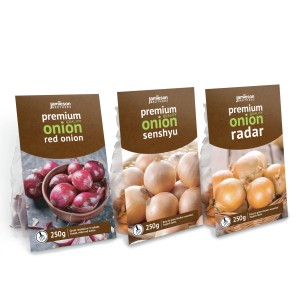 Mixed Winter Onion Sets 3x250gm (Radar, Senshyu and Red) by Jamieson Brothers® -  Bulb Size 14/21