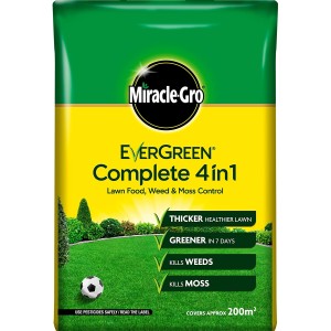 Miracle-Gro Evergreen Complete 4 in 1 Lawn Feed 200sqm - 7kg