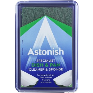 6 pack Astonish - Specialist Dish and Pan - Cleaner and Sponge 250g (6 x 250g)