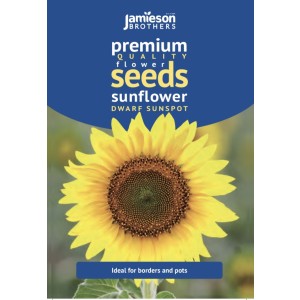 Jamieson Brothers® Sunflower Dwarf Sunspot Flower Seeds (Approx. 20 seeds)