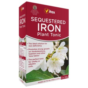 Vitax Sequestered Iron Plant Tonic 4 x 20g