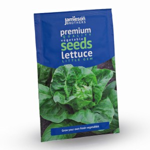 Lettuce Little Gem Vegetable Seeds (Approx. 800 seeds) by Jamieson Brothers®