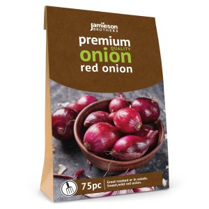 Jamieson Brothers® Red Winter Onion Sets - 75pcs (approx. 270g) Bulb Size 14/21