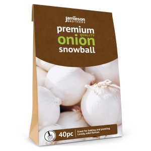 Jamieson Brothers® Snowball Winter Onion sets - 40pcs (approx. 200g) Bulb Size 14/21