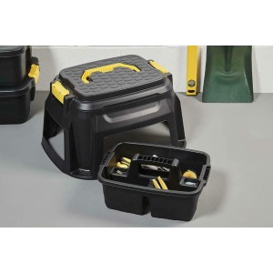 Strata Step Stool with Built-in Tool Storage Caddy 