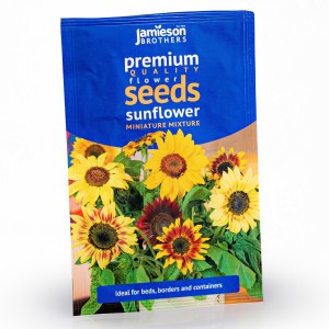 Jamieson Brothers® Sunflower Miniature Mixture Flower Seeds (Approx. 25 seeds)