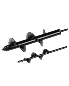 Auger Drill Bits for Planting Bulbs, Flowers, Vegetables, Potatoes, and Weed Remover - Twin Pack 8x30 & 4x22cm by Jamieson Brothers