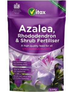 Vitax Azalea, Rhododendron & Shrub Fertiliser - 0.9kg Pouch