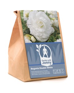 Begonia Double White (3 Bulbs)