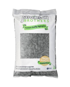 20mm Black Decorative Garden Gravel 25kg Bag – Gravel for Garden, Aggregates & Landscaping | Decorative Garden Stones, Garden Stones by Jamieson Brothers