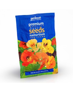 Nasturtium Tom Thumb Flower Seeds (Approx. 18 seeds) by Jamieson Brothers®