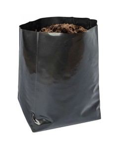 Pack of 5 Polypots Polythene Poly Plant Pot Grow Bags , lightweight re-usable pots that holds up to 20 litres of compost by Jamieson Brothers