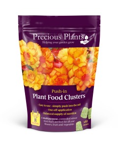 Precious Plants Push-In Plant Food Clusters 50 Pack – Easy Use Slow Release Fertiliser for Plants & Flowers – Pouch