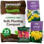 Mixed Daffodil Planting Kit (35L Compost, 10 Mixed Daffodils & 10 Yellow Trumpet Daffodils + Fertiliser) by Jamieson Brothers