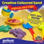 Green Coloured Dry Play Sand – 10kg Bag Soft Sand for Kids – Make Sand Art, Arts & Craft Sand – Non-Toxic & Non-Staining – Just Add Water to Make Playsand for Kids – Jamieson Brothers Creative Sand