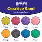Peach Coloured Dry Play Sand – 15kg Bag Soft Sand for Kids – Make Sand Art, Arts & Craft Sand – Non-Toxic & Non-Staining – Just Add Water to Make Playsand for Kids – Jamieson Brothers Creative Sand