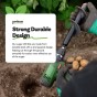 Auger Drill Bits for Planting Bulbs, Flowers, Vegetables, Potatoes, and Weed Remover - Twin Pack 8x30 & 4x22cm by Jamieson Brothers