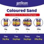 Orange Coloured Dry Play Sand – Soft Sand for Kids – Make Sand Art, Arts & Craft Sand – Non-Toxic & Non-Staining – Just Add Water to Make Playsand for Kids – Jamieson Brothers Creative Sand