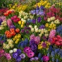 Happy Spring Garden 200 Flower Bulbs Ready for Planting Now in UK Autumn Outdoor Gardens