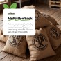 84x50cm Hessian Sack Large Strong Sturdy for Potato Storage, 25kg Jute Burlap Natural Durable by Jamieson Brothers