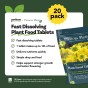Precious Plants Fast Dissolving Plant Food Tablets 20 Pack – Quick Release Fertiliser for Indoor & Outdoor Plants – Pouch