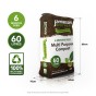 Multi Purpose Compost 60L - 6 months feeding as standard - Perfect for using around the home and garden By Jamieson Brothers