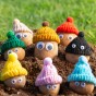 Potato Personality Kit with Tiny Woolly Hat - Random Colour Selection - Frost Protection for Your Potato