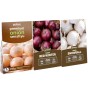Mixed Winter Onion Sets 3-Pack (750g, Approx. 150 Bulbs) Red Winter, Senshyu and Snowball for Planting Now in UK Autumn by Jamieson Brothers