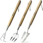 Gardening Stainless Steel Border Hand Fork, Border Hand Trowel and Border Cultivator 3 in 1 Garden Tool Set by Jamieson Brothers