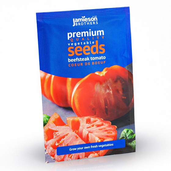 Tomato (Beef) Couer de Boeuf Vegetable Seeds (Approx. 100 seeds) by Jamieson Brothers®