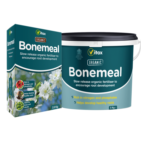 Vitax Bonemeal, slow release organic fertilizer providing phosphorous and protein