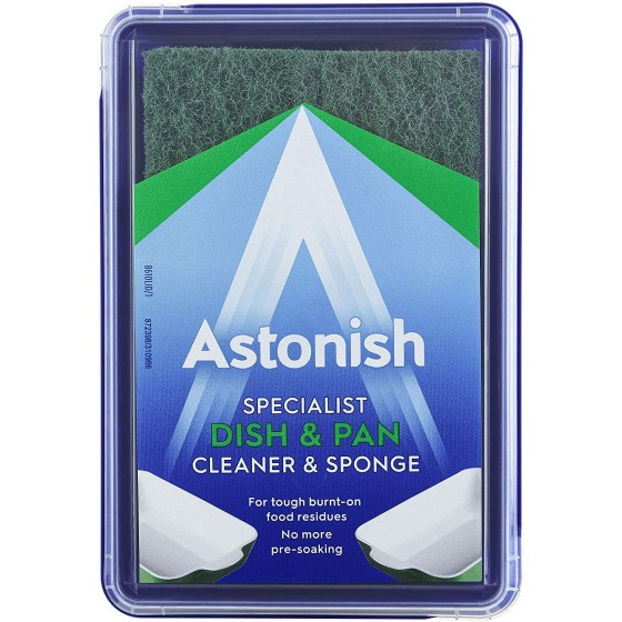 6 pack Astonish - Specialist Dish and Pan - Cleaner and Sponge 250g (6 x 250g)