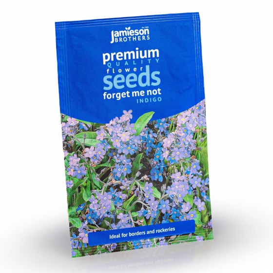 Forget Me Not Indigo Flower Seeds (Approx.300 seeds) - By Jamieson Brothers 