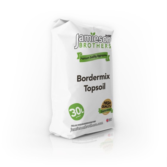 Jamieson Brothers® Bordermix Top Soil 30L Enriched with Horse & Chicken Manure