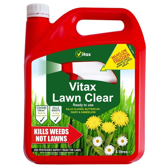 Vitax Lawn Clear weed killer RTU 4Ltr
