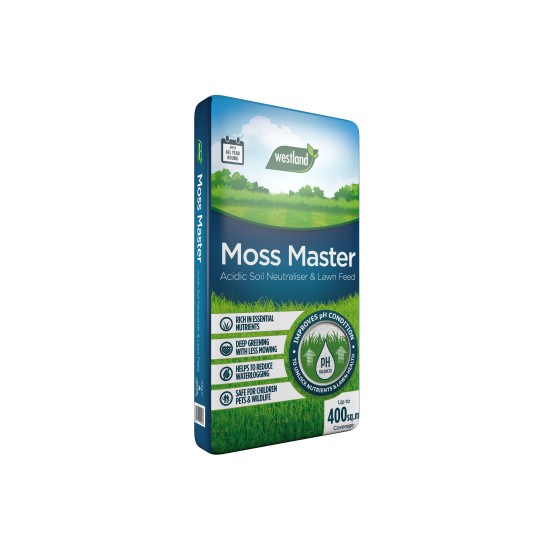 Westland Moss Master Moss Control For Lawns 20kg 400sq.mn NPK 1-2-2