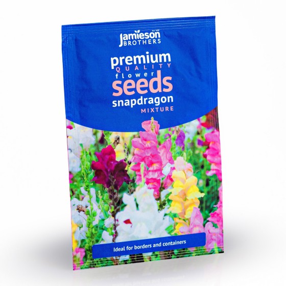 Antirrhinum Snapdragon Mixed Flower Seeds (Approx. 600 seeds) by Jamieson Brothers®