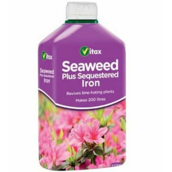 Vitax Seaweed and Sequestered Iron 1L bottle