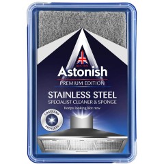 Astonish Specialist Stainless Steel Cleaner & Sponge 250g