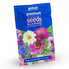 Butterfly & Bees Mixture Flower Seeds (Approx. 115 seeds) - By Jamieson Brothers®