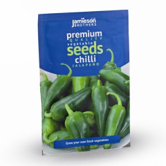 Chilli Jalapeno Vegetable Seeds (Approx. 30 seeds) by Jamieson Brothers